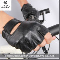 China supplier high quality stylish men's bike leather driving gloves